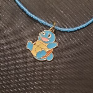 Blue Squrtle Pendant Necklace